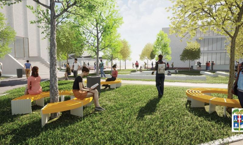 Bassanonet.it - Isola verde Centro Studi - render