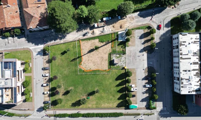 Bassanonet.it - Il cantiere dell’ecopiazzola di quartiere San Vito (foto: FulBic)