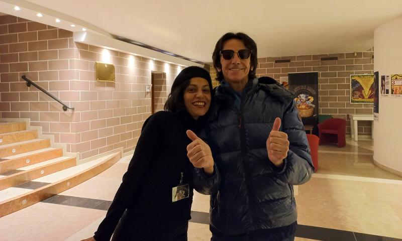 Bassanonet.it - Alberto Fortis (con Samanta Campa, in veste di fan)