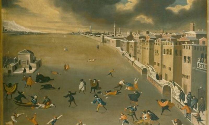 Bassanonet.it - La laguna ghiacciata alle Fondamente Nuove (1788) pittore veneto anonimo.