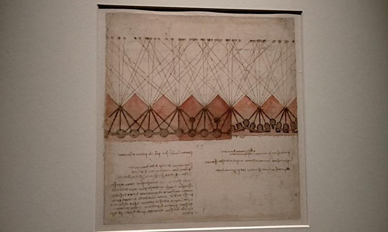 Bassanonet.it - Leonardo da Vinci, Studio sulla trasmissione della forza, 1500-1503, Codice Atlantico, foglio 767 recto