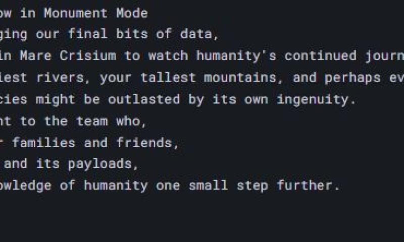 Bassanonet.it - Il messaggio di addio del modulo lunare Blue Ghost
