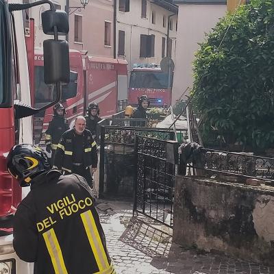 Bassanonet.it Tetto in fiamme, paura a Solagna