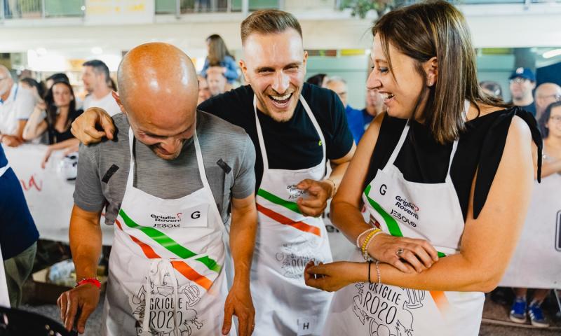 Bassanonet.it - Nicola Finco e Annamaria Ambrosio col collega di San Stino di Livenza Gianluca De Stefani