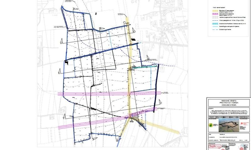 Bassanonet.it - Planimetria dell’attuale stato di fatto dell’area interessata