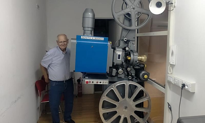Bassanonet.it - Cabina di proiezione e proiezionista. Foto Alessandro Tich
