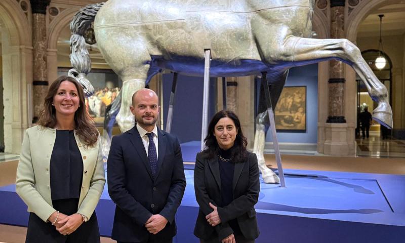 Bassanonet.it - Da sinistra l'assessore alla Cultura di Bassano del Grappa Giada Pontarollo, il Sindaco Nicola Finco e Barbara Guidi, Direttore dei Musei Civici di Bassano.