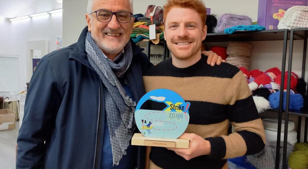 Bassanonet.it Andrea Padovan sul podio di Strike con il Crochet Tour