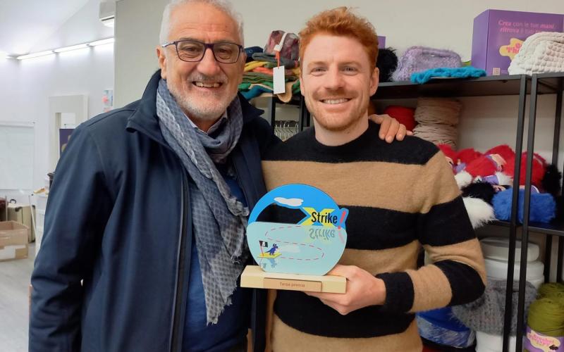 Bassanonet.it Andrea Padovan sul podio di Strike con il Crochet Tour