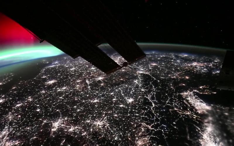Bassanonet.it L'Aurora Boreale vista dagli occhi (e dall'obiettivo) di un cosmonauta