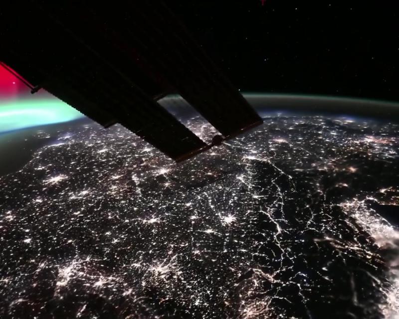 Bassanonet.it L'Aurora Boreale vista dagli occhi (e dall'obiettivo) di un cosmonauta