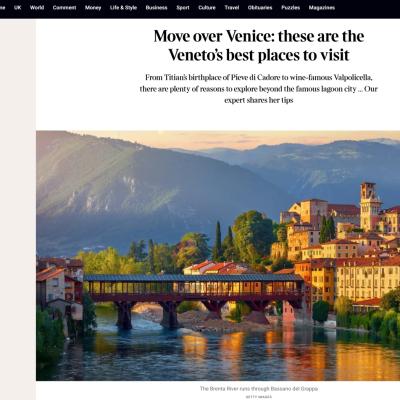 Bassanonet.it Il 'The Times' incorona il Veneto: siamo noi la regione da visitare (impalcature comprese)