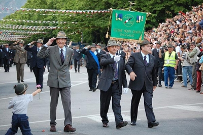 Un momento dell'Adunata Nazionale 2008 di Bassano ( foto: Dario Vanin )
