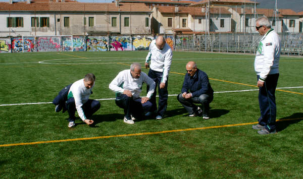 Un nuovo campo da calcio al Centro Giovanile