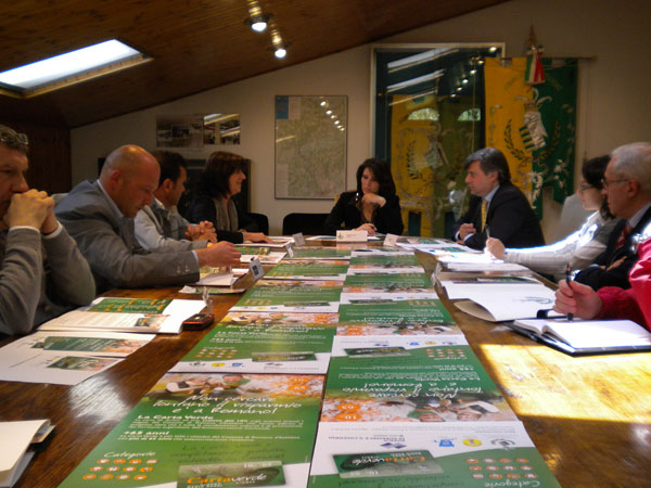 La conferenza stampa di presentazione in municipio a Romano