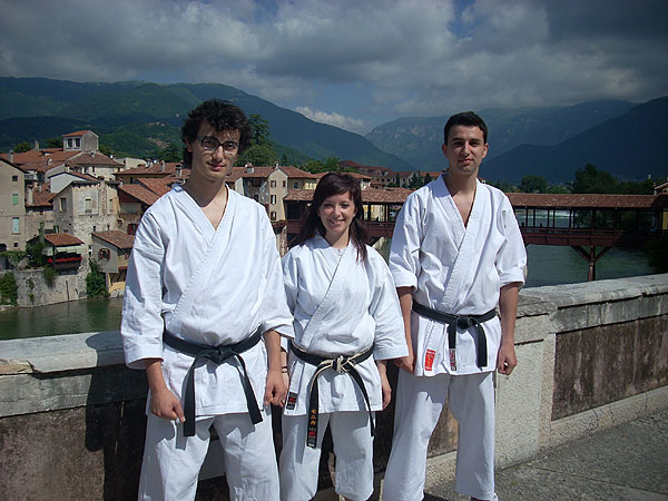 Da destra:. Mattia Simonetto, Monica Marcon e Matteo Bortolon