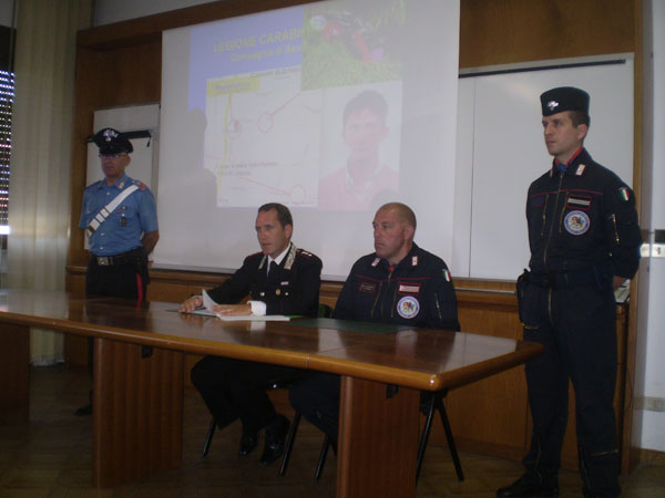 La conferenza stampa al Comando Compagnia Carabinieri di Bassano
