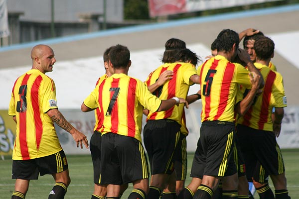 Valanga giallorossa, spazzata via la Sangio