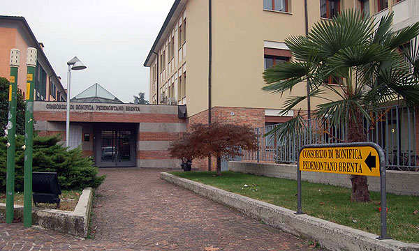 La sede di Cittadella del Consorzio di Bonfica Pedemontano Brenta