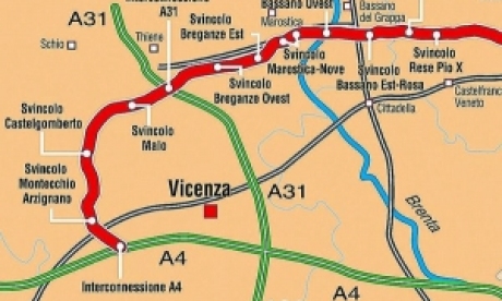 Pedemontana: accordo per il nuovo svincolo di Mason-Villaraspa