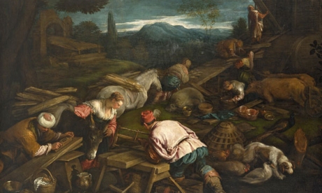 "La costruzione dell'Arca", il dipinto ritrovato di Jacopo Bassano e figli, in mostra al Palazzo del Doglione di Marostica