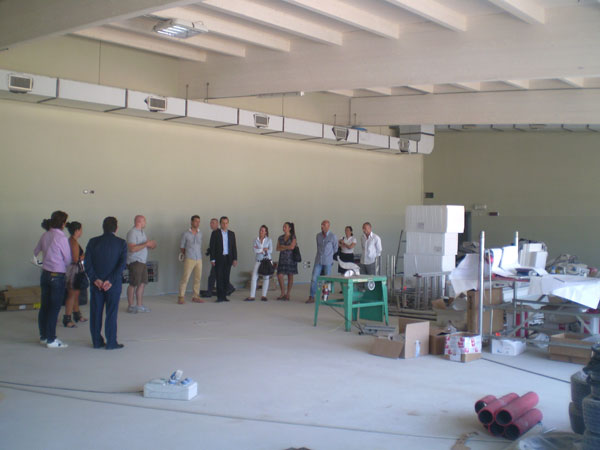 La palestra dell'impianto natatorio