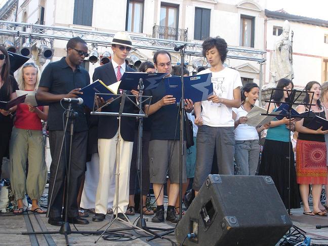 Summer Jazz Workshop, allievi in Piazza