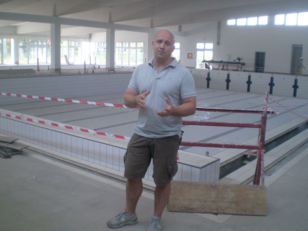 Il gestore dell'impianto Federico Gross