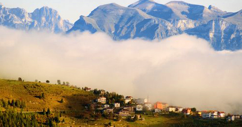 Nebbia su Enego
