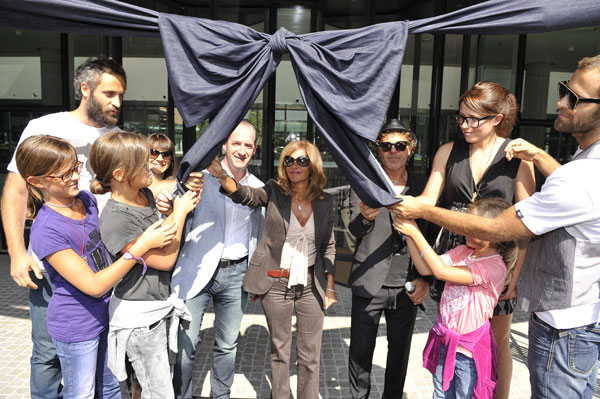 Rosso inaugura il suo “Village”, la Marcegaglia bacchetta il governo