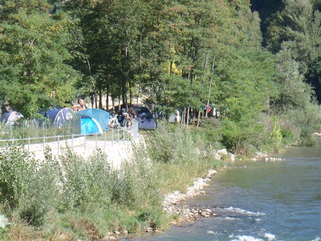 Tende nel parco