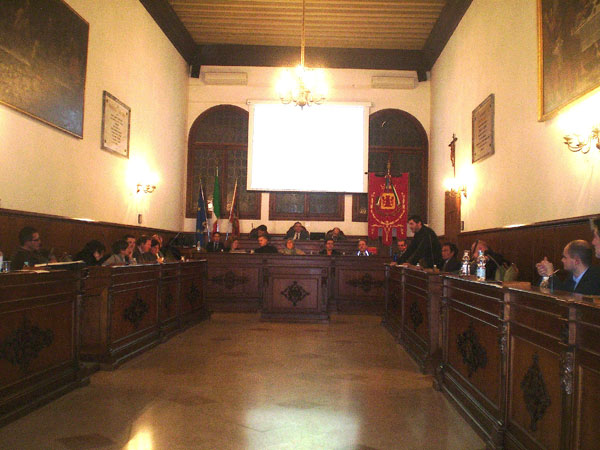 I lavori del consiglio comunale