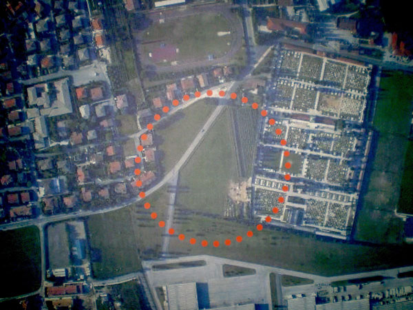 L'area dove sorgerà la scuola