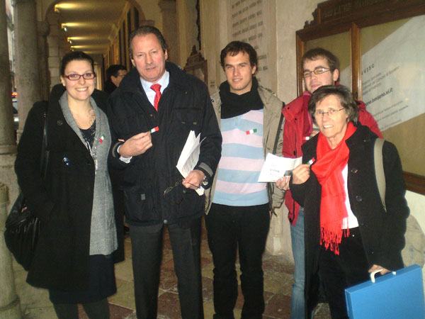 Gianpaolo Bizzotto (PdL) e Paola Bertoncello (PD)