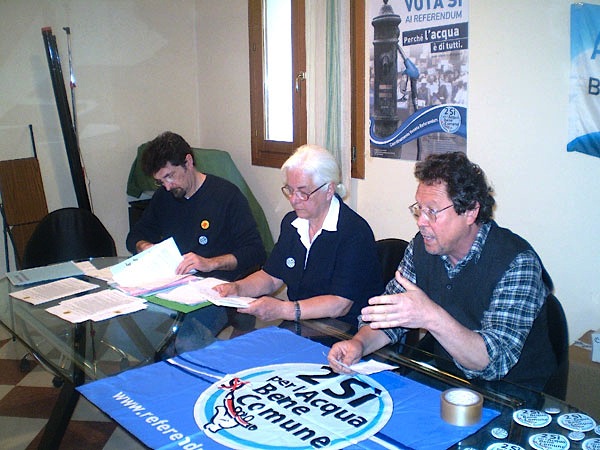 “I Referendum sull'Acqua e il Nucleare si faranno”