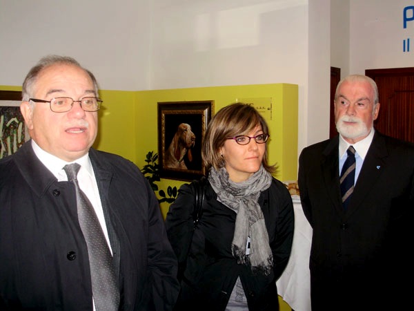L'AD Becherini, il sindaco Pasinato e il direttore Luciano Mucelli