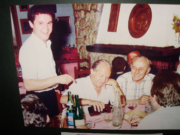 Sergio Dussin con Gino Bartali