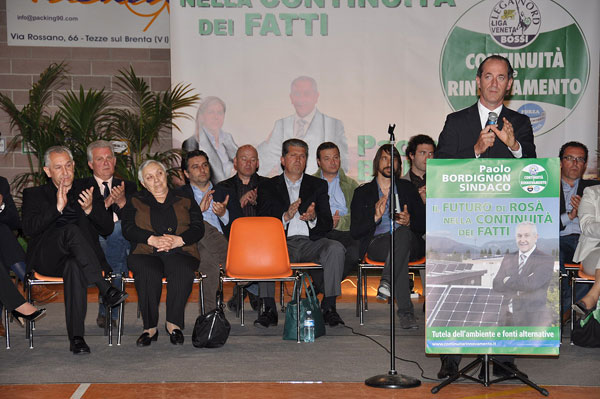 Zaia: “Anche a Rosà prima il Veneto”