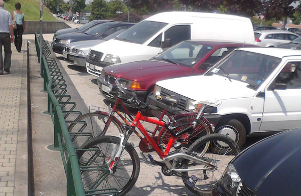 E io la bici dove la metto?