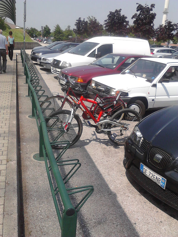E io la bici dove la metto?