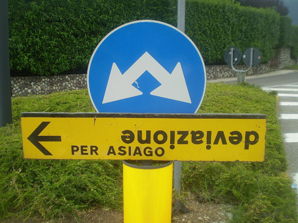 Il cartello “rabaltà”