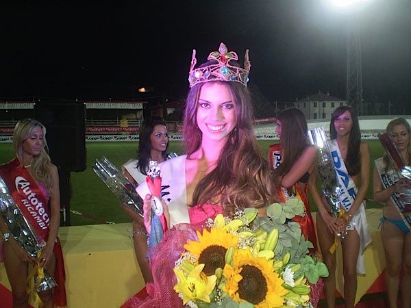 La vincitrice Claudia Pinton