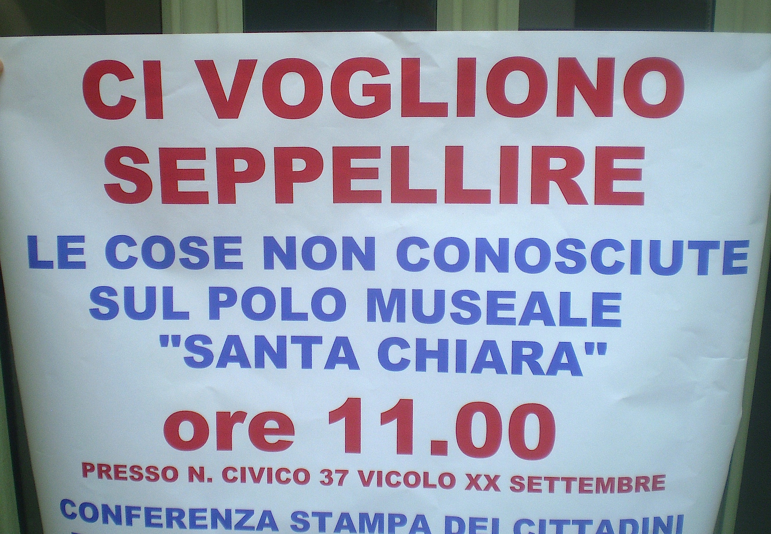 “Il Polo Museale ci seppellirà”