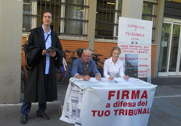 Tribunale: “Gli avvocati non mollano”