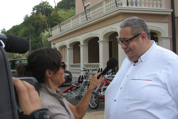 Turismo in bici, il TG 1 a Bassano