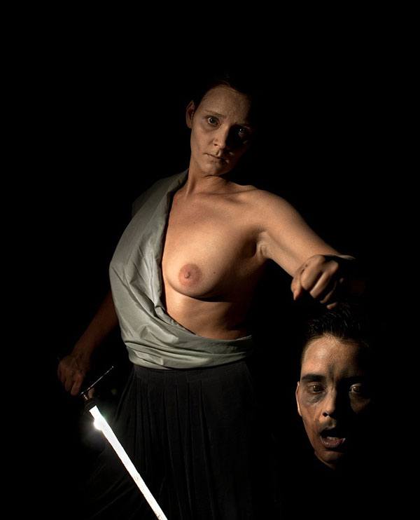 Sandra Hauser (D): Devi morire prima di morire (Davide con la testa di Golia, Caravaggio)