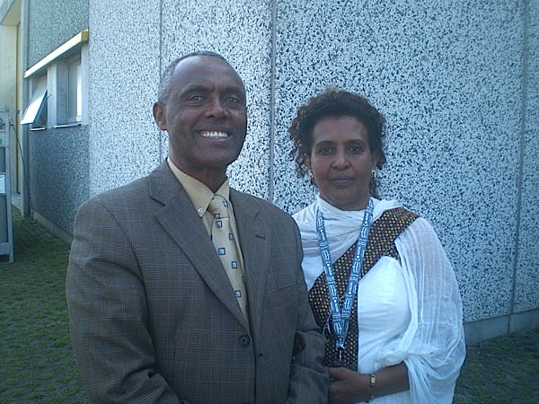 Il general Manager di Acos Etiopia Kassahun Bekele e signora