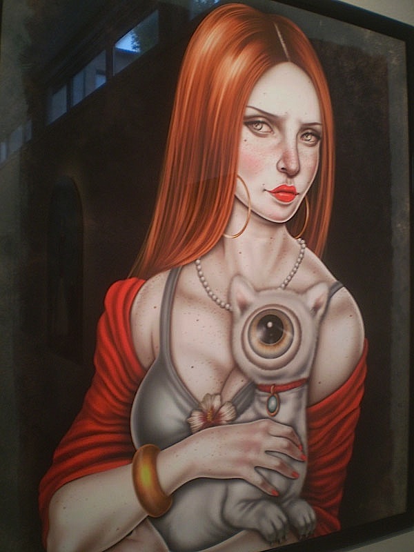 Mimi Scholz (D): The Lady with an Ermine (Dama con ermellino, Leonardo da Vinci)