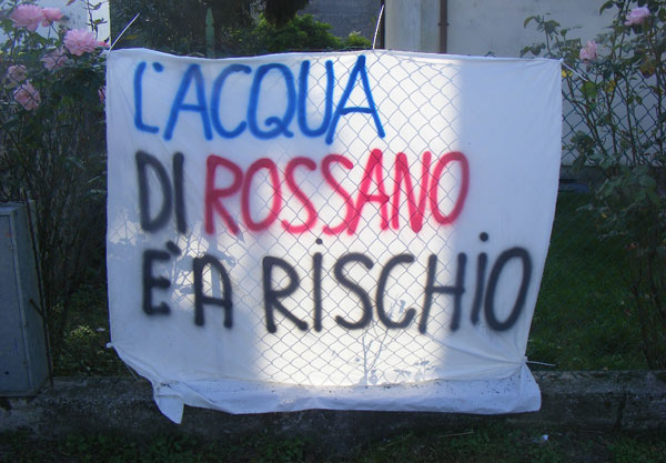 Rossano Veneto, acqua bollente