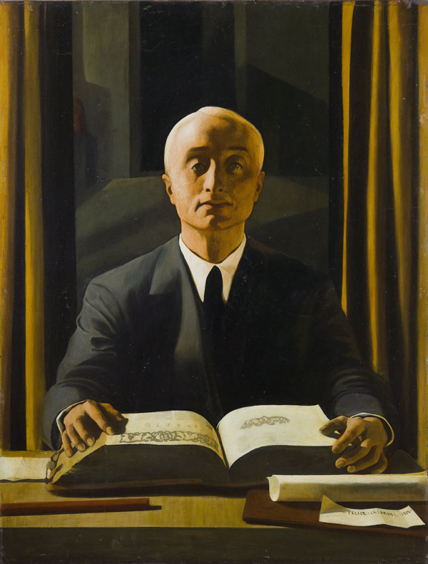 Felice Casorati: "Ritratto di Riccardo Gualino" (1922)